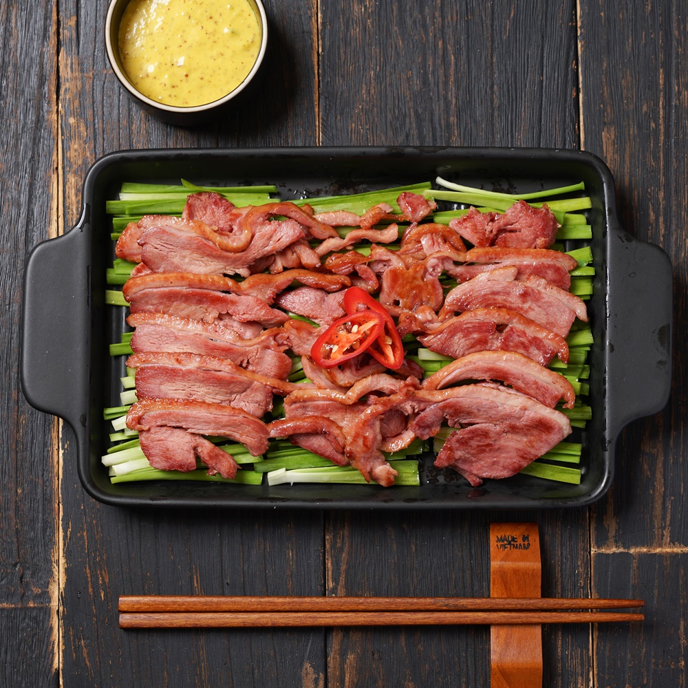 오리훈제구이 훈제 오리 무항생제 마늘숙성 슬라이스 : 다온food
