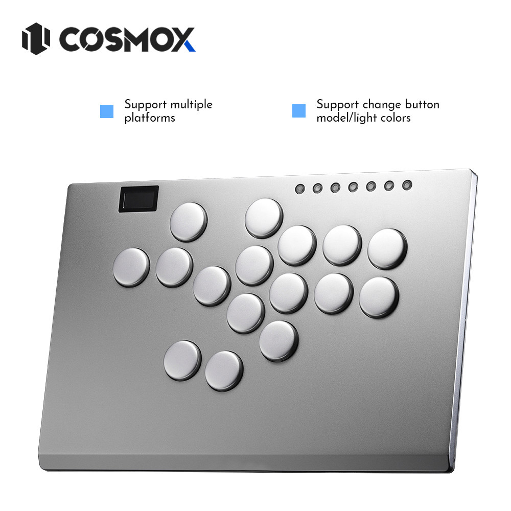 PC HAUTE42 COSMOX 레버리스 스팀 게임 조이스틱 스틱 아케이드 히트박스 컨트 : 토탈이커15