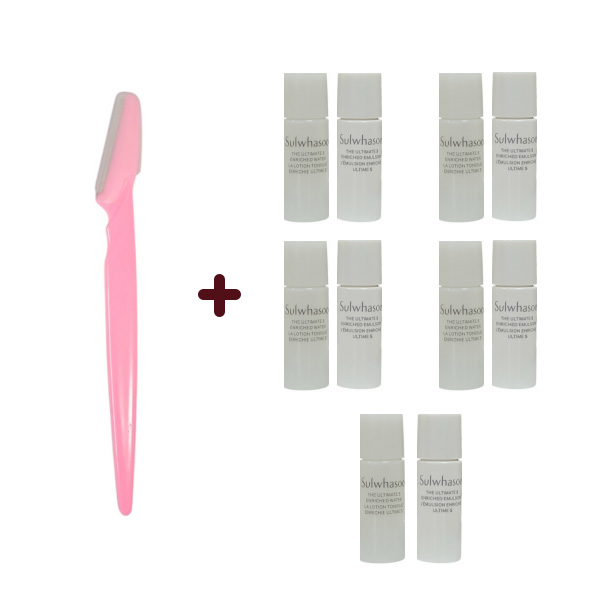 눈썹면도기+설화수 진설수 5ml,진설유액5ml(신형)X5개 : 스킨세럼