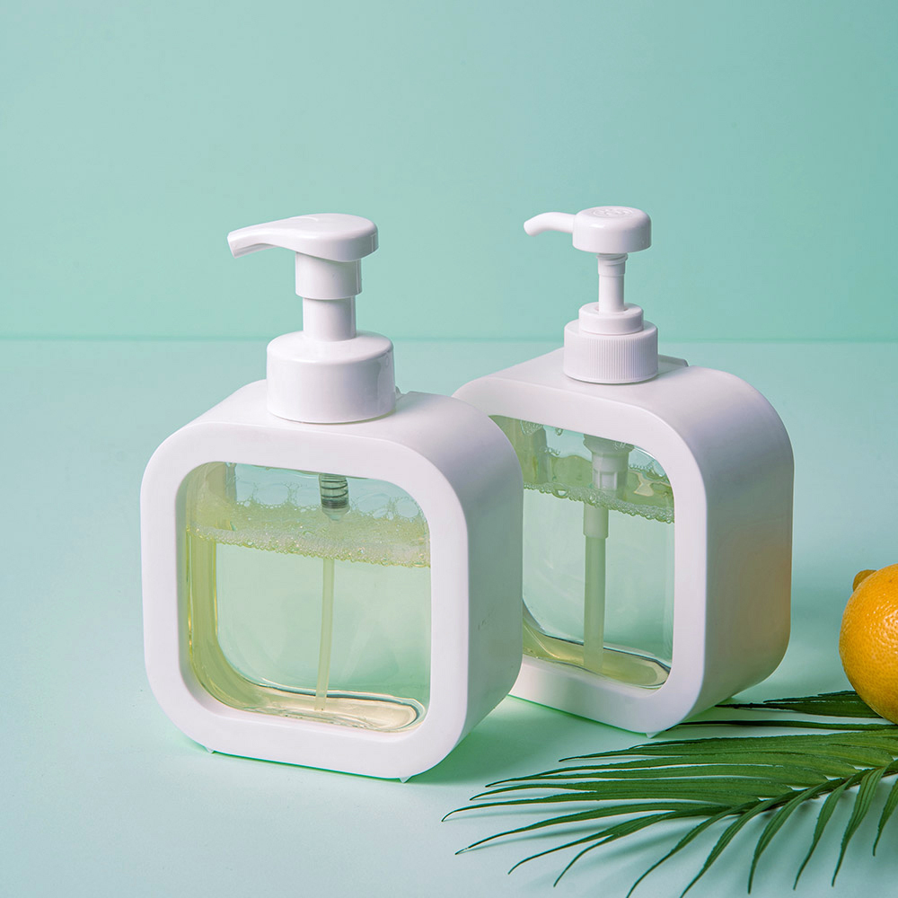 인블룸 주방세제 디스펜서 공병 500ml 2type 욕실 샴푸 핸드워시 세제통 : 인블룸 : inbloom