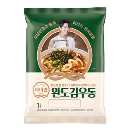 삼립 하이면  완도김 우동 205g x 20봉 : 비아이푸드