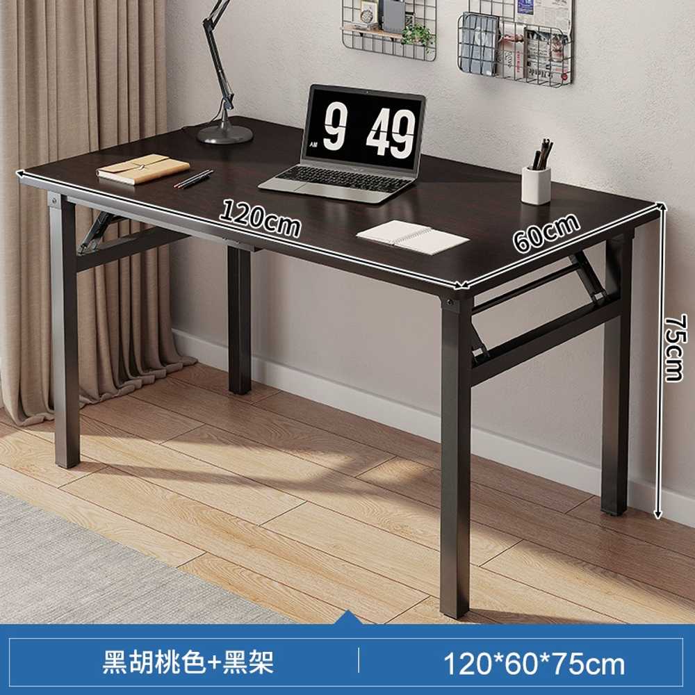 접이식 테이블 보조 식탁 블랙 월넛 책상 간이 다이 블랙 월넛 80x50 : 클로이 마트