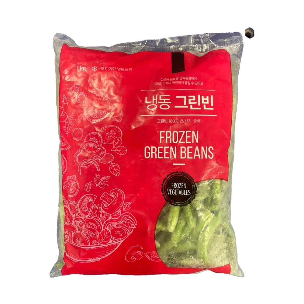 냉동 그린빈 1kg (홀) : 푸드엔마트