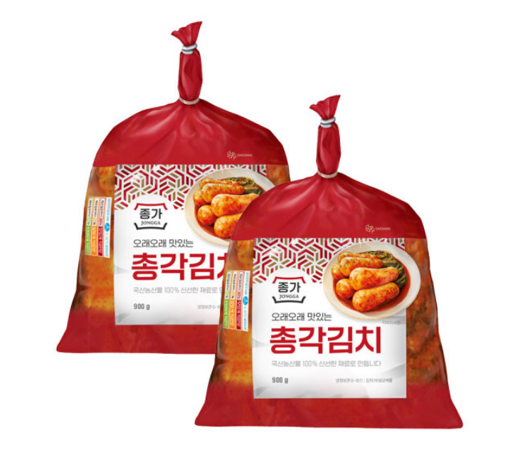 총각김치 900g x 2개 : 원라이브:쇼핑몰