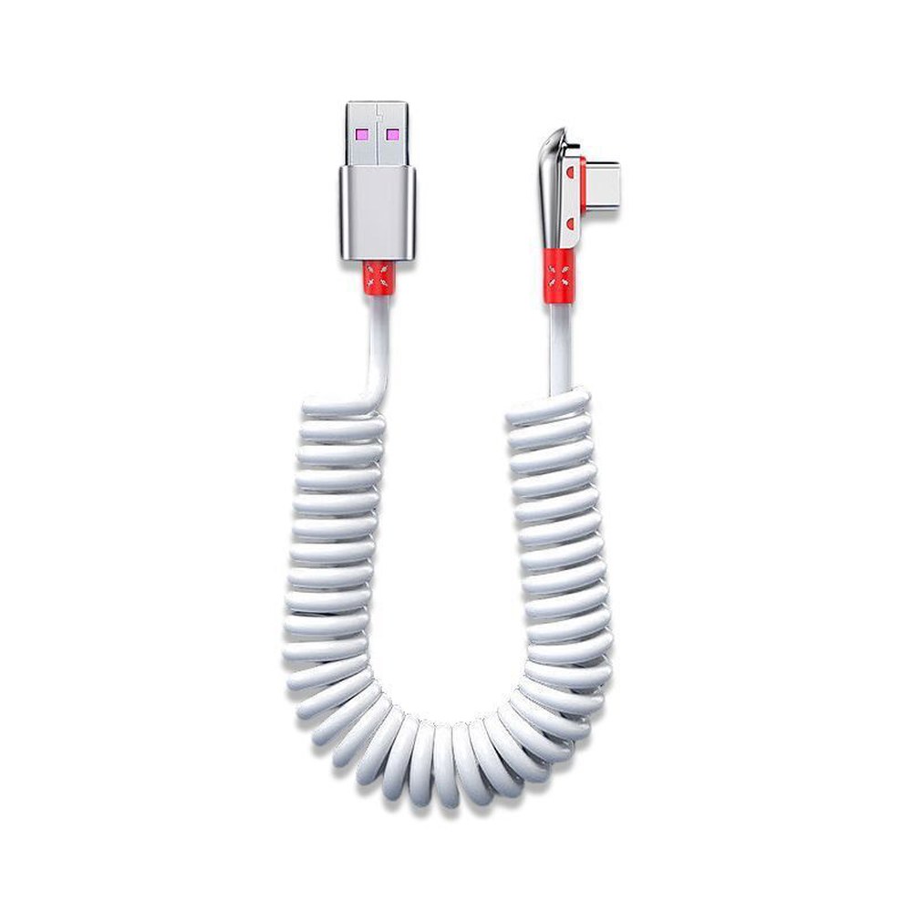 팝케이블 길이조절 2in1 검정 온도 충전기 핸드폰케이블 케이블 USB 1m 짧은 충전 일자핏 [타입-C 인터페이스]블랙 : 럭스레인2