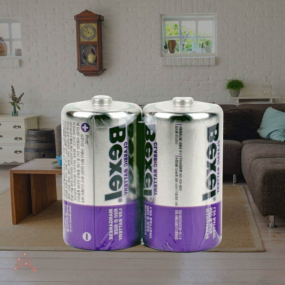 리모콘약 시계배터리 벡셀 망간 건전지 DM 24P : 클린블루