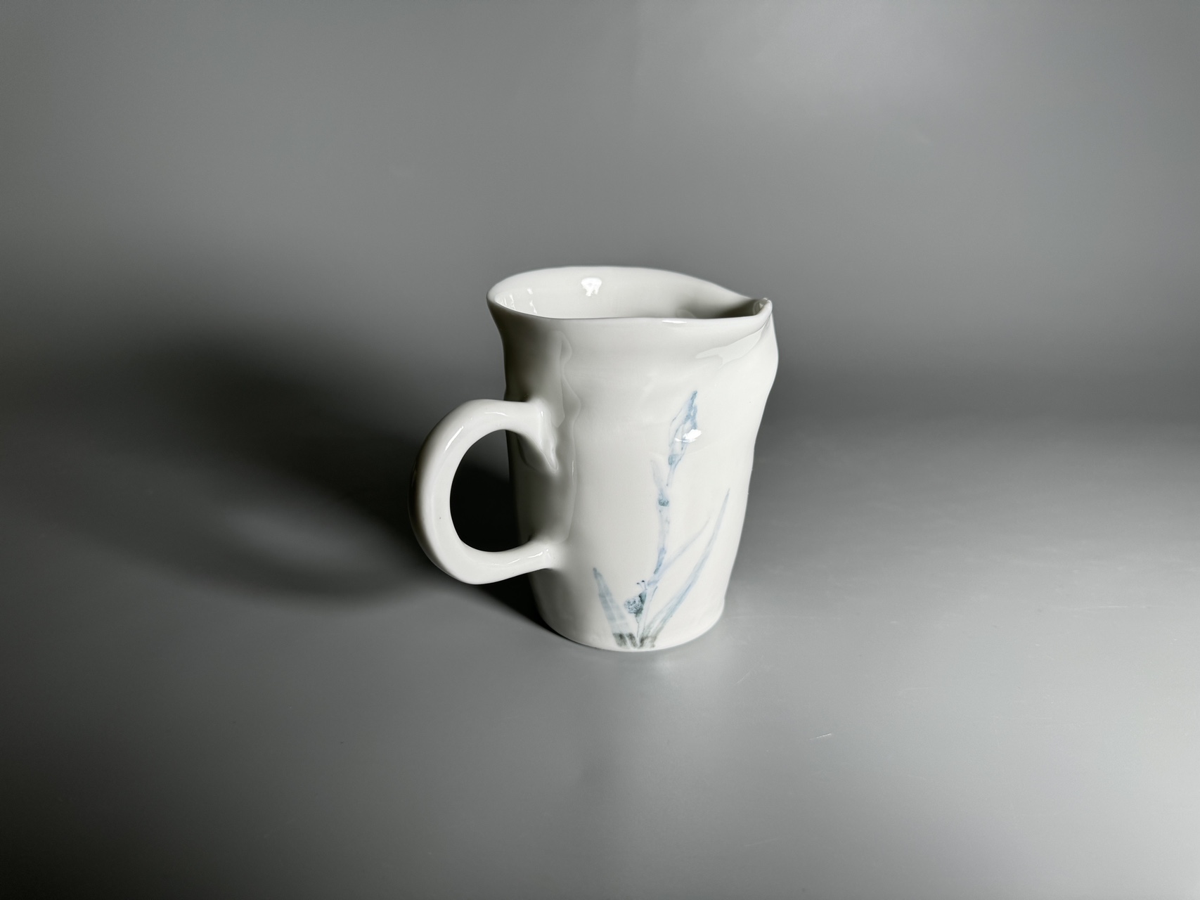 붓꽃 머그_160ml : 청화산조.