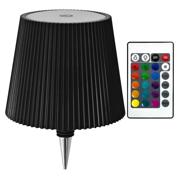 무선 병 램프, 충전식 장식 야간 조명, 거실 파티 바 3 색 및 RGB LED 테이블 : 오션글로벌21