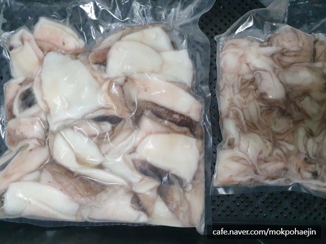국내산 손질 갑오징어 급냉 소사이즈 2kg : 해진이네농수산
