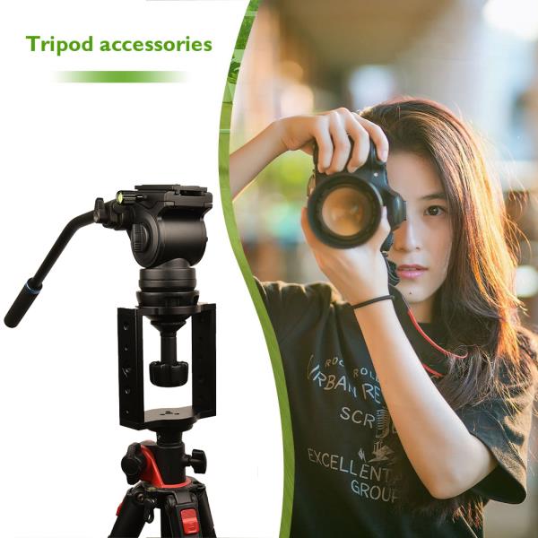 하프 볼 플랫-볼 어댑터 컨버터 라이저 카메라 삼각대 유체 헤드용 시스템 10 kg 용량 65mm : lanamoly1