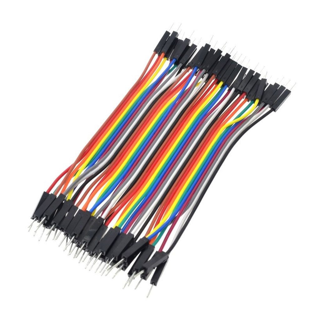 수수 와이어, 1 점퍼 10CM, 듀폰 핀, 케이블, 2.54MM, 40개/로트 아두이노용 : 코스샵23