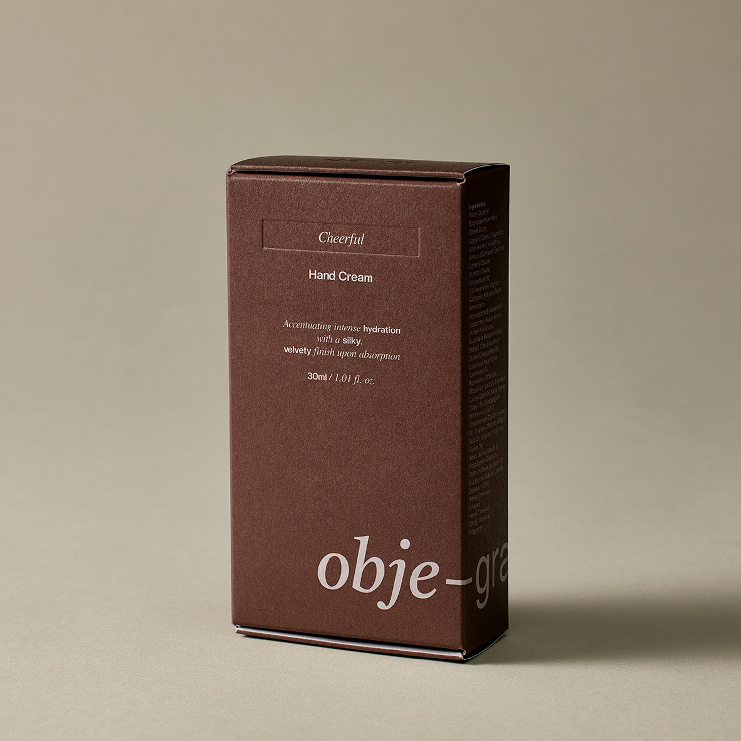 오브제그랑스 마음 챙김 핸드크림 5종 Cheerful, 30ml, 1개 : objegrance