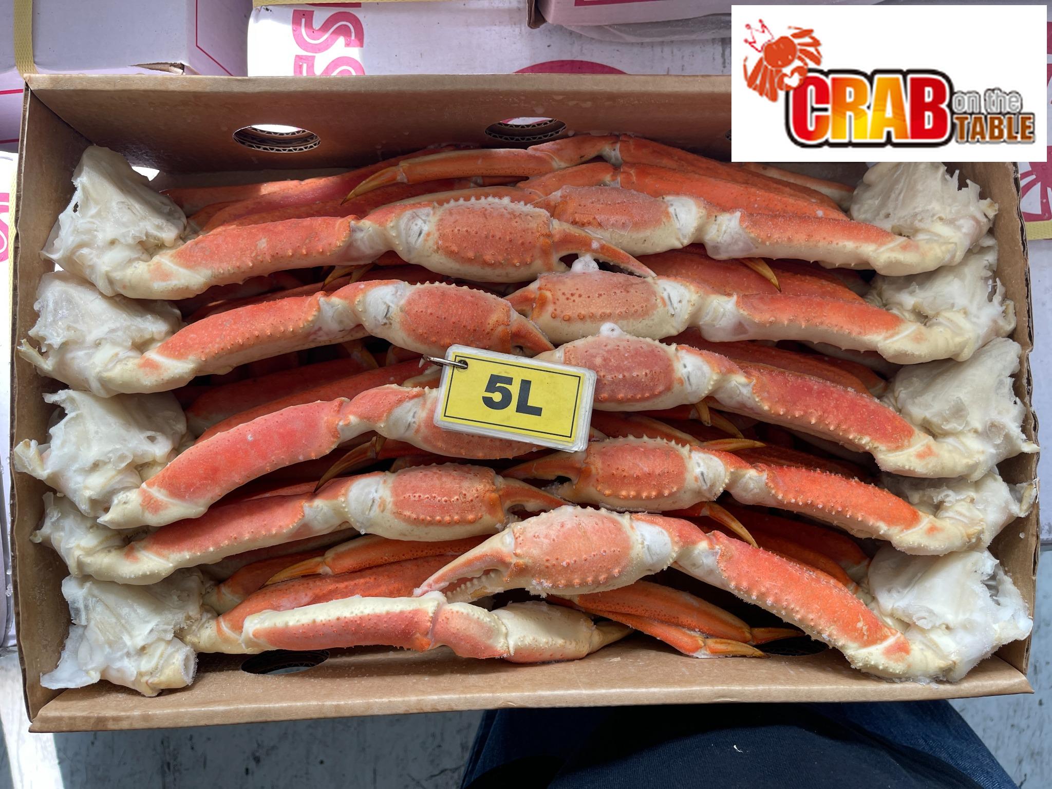 활대게 퀄리티, 러시아산 프리미엄 대게 5kg-5L 신선 급냉, 품질 보장 : 크랩온더테이블