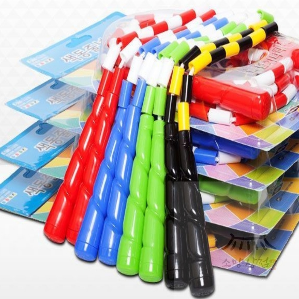 소망상회 색동줄넘기-고급형 단체 줄넘기 성인 어른 : 예쁜 문구점 소망상회