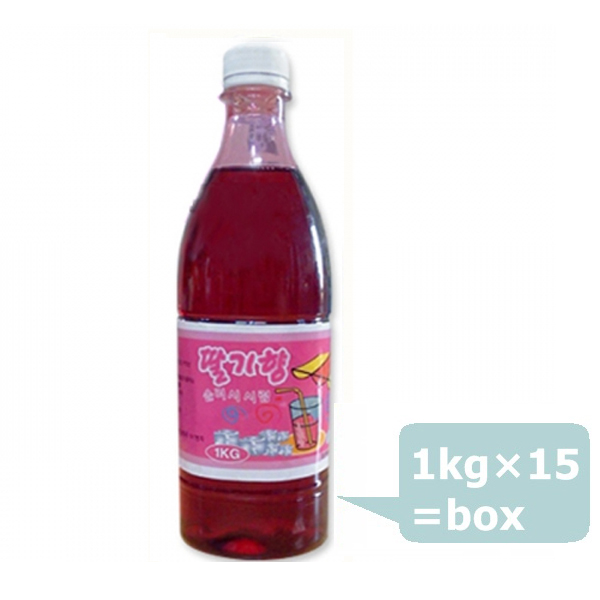 [유통기한 임박 상품] [아담스팜]슬러시원액(딸기)1리터×15병/box : 아이스칸