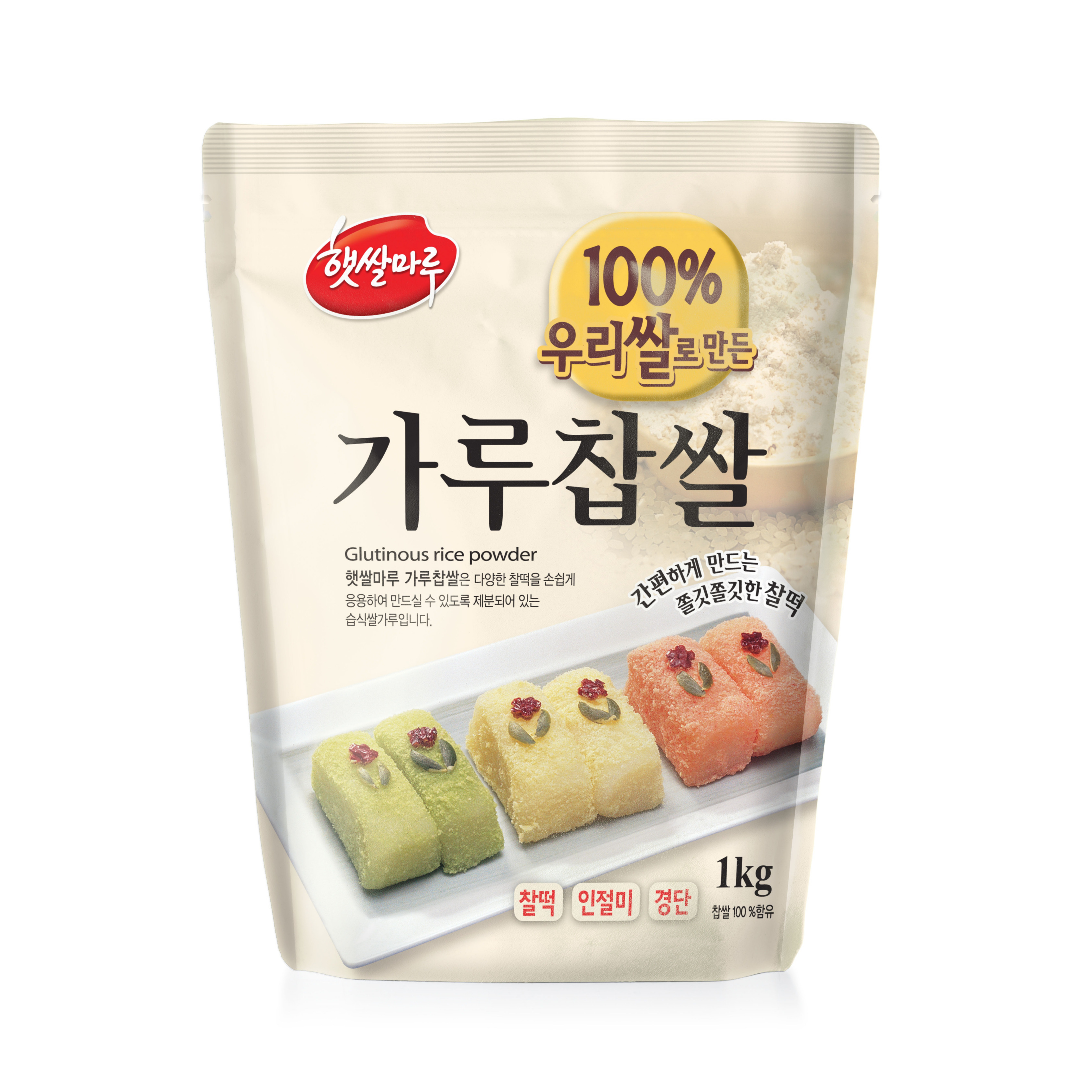 대두식품 햇쌀마루 가루찹쌀 찹쌀가루 국산 쌀가루 1kg : 굿잇츠 goodeats