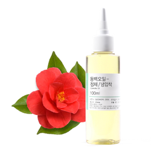 동백 오일(Camellia Oil) - 정제 / 냉압착 1L : 케이크솝 스토어