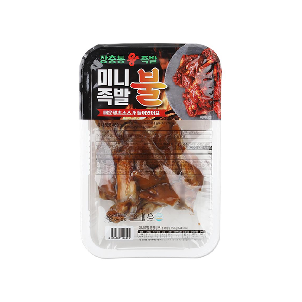 장충동 왕 족발 미니 불족발 400g x 4개 : 블리스원샵