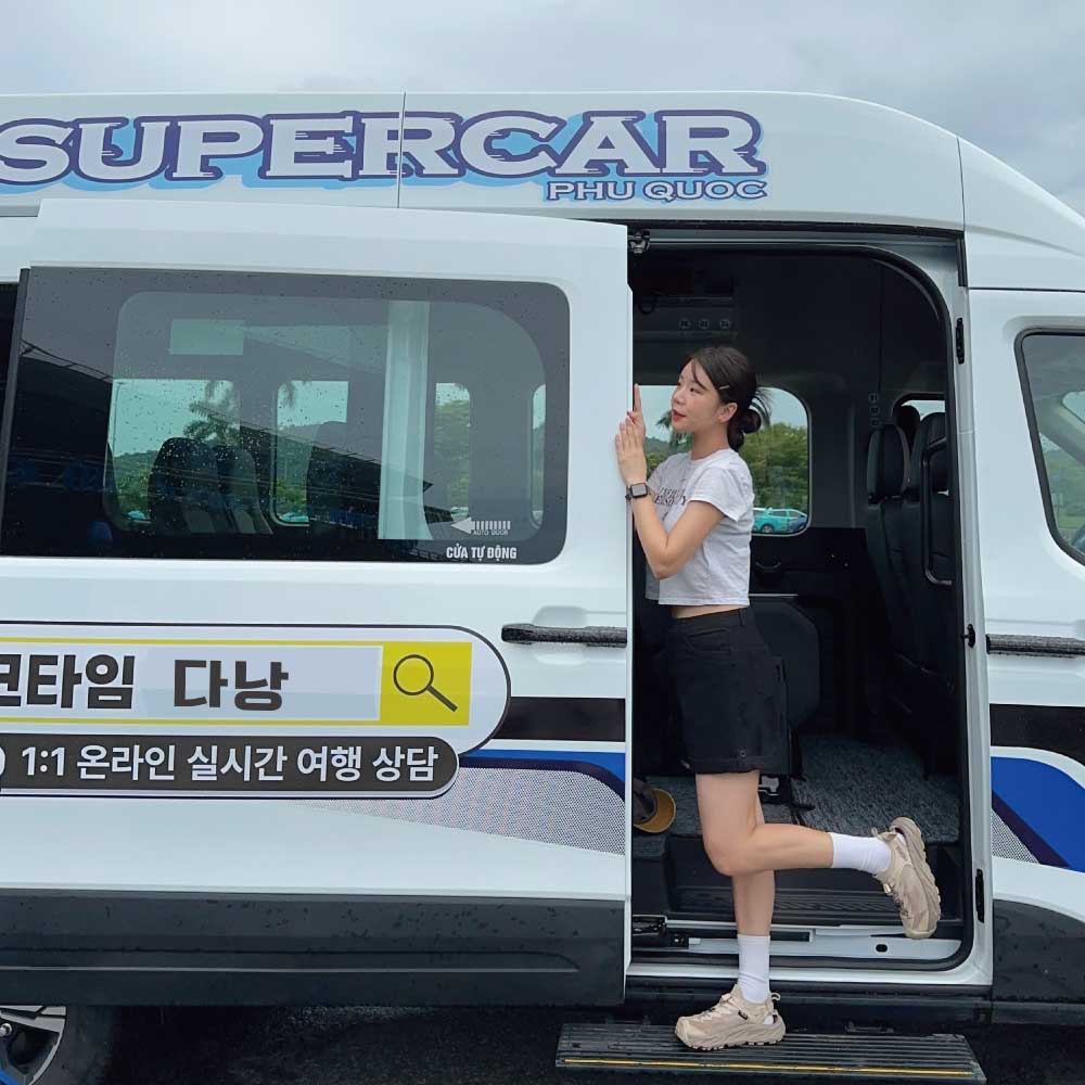 다낭 렌트카 프라이빗 기사포함 단독 렌터카 자유여행 : 피크타임:PEAKTIME