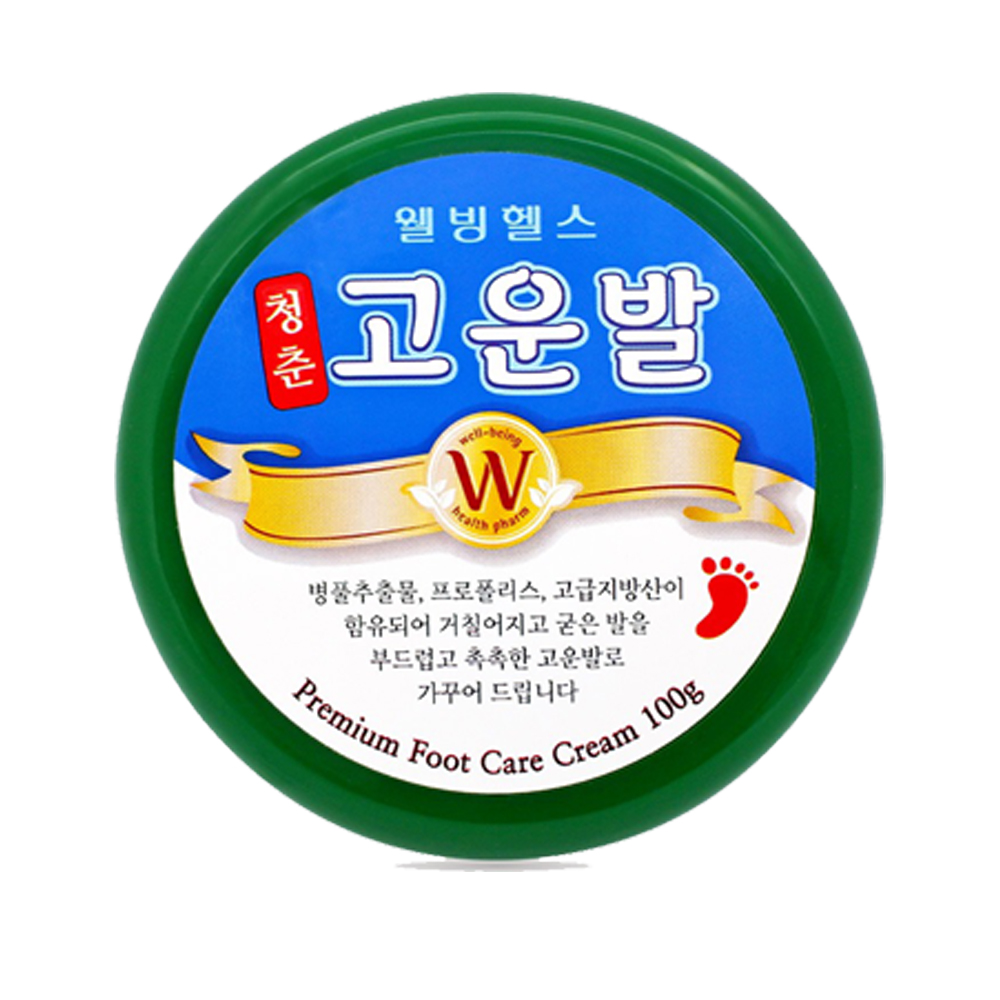 웰빙헬스 청춘 고운발 크림 100g 1개 (최신입고) : 바른건강메디