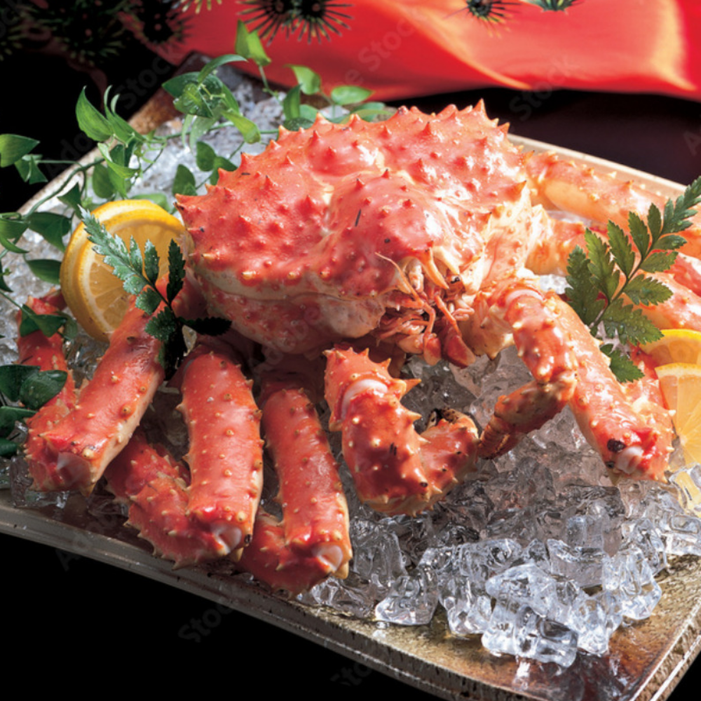 레드 블루 킹크랩 3.5kg 선어 자숙 브라운  하나사키 수입 러시아 킹크랩 : 밝게 수산