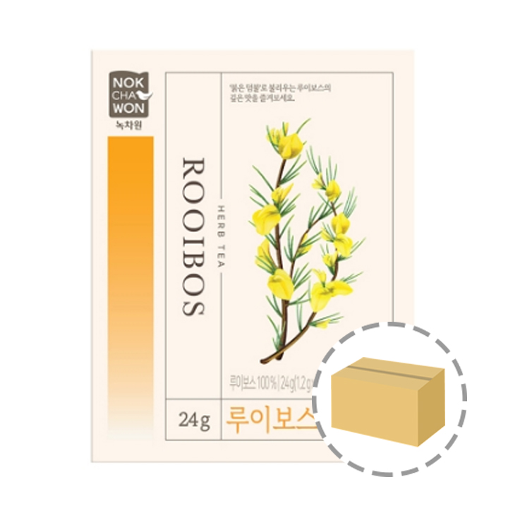 녹차원 루이보스 허브차 20티백 1BOX (12개입) : 담터다방