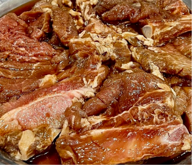 일품나라 국내산 수제 양념 돼지 갈비 800g 4팩 : 담고마켓