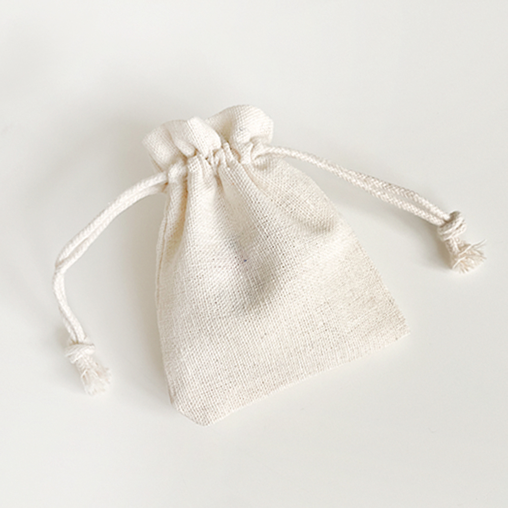 무지 린넨 파우치 20x30cm 빅 사이즈 복조리 복주머니 더스트백 : 울트라세일