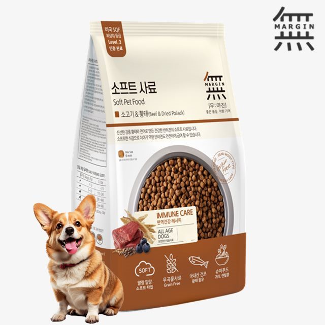 무마진 소프트 강아지사료 오리고기+황태, 4.8kg, 1개 : 청춘개밥
