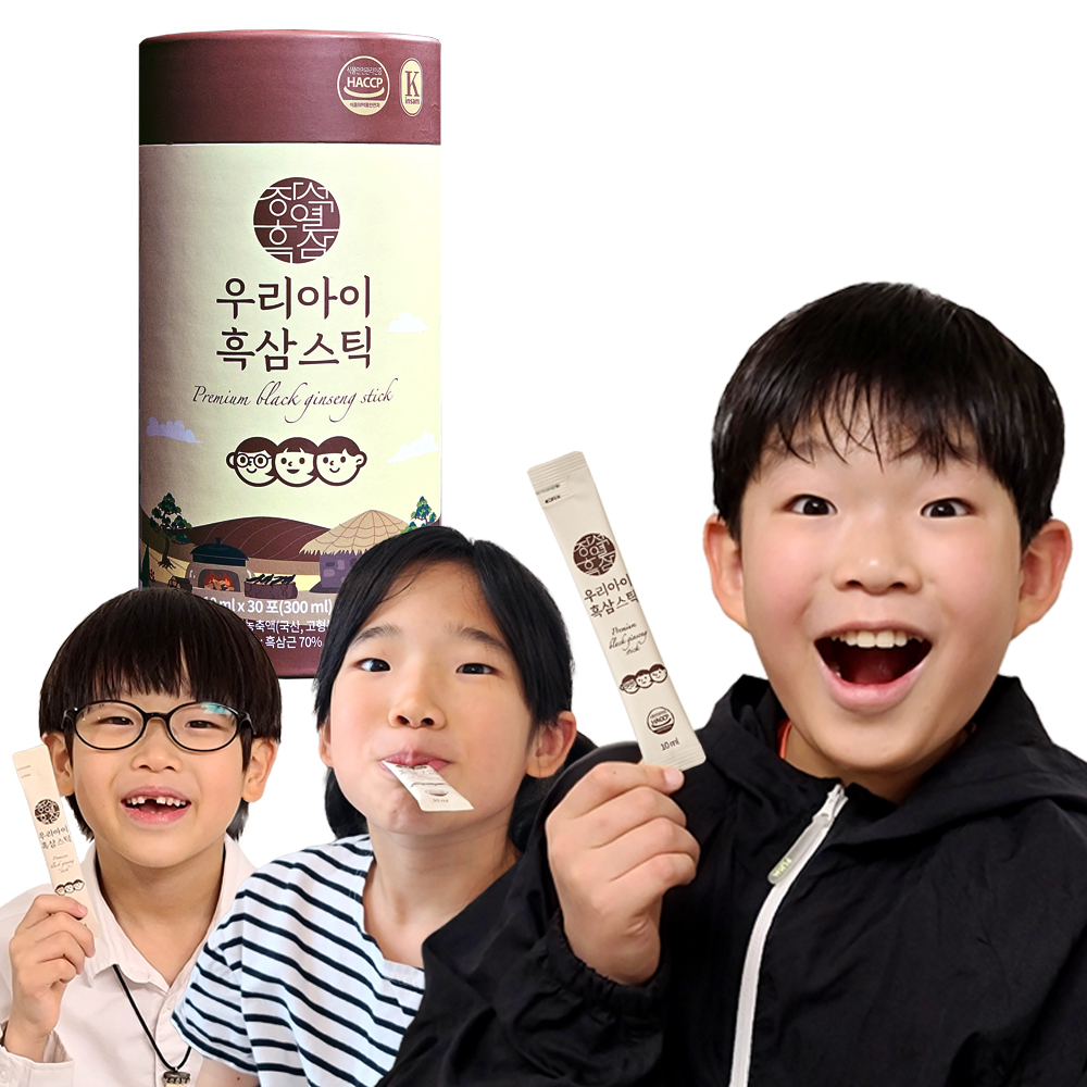 장석열흑삼 키즈홍삼 면역력 어린이 홍삼 주니어 영양제 흑삼 스틱 10ml 30포 : 장석열흑삼