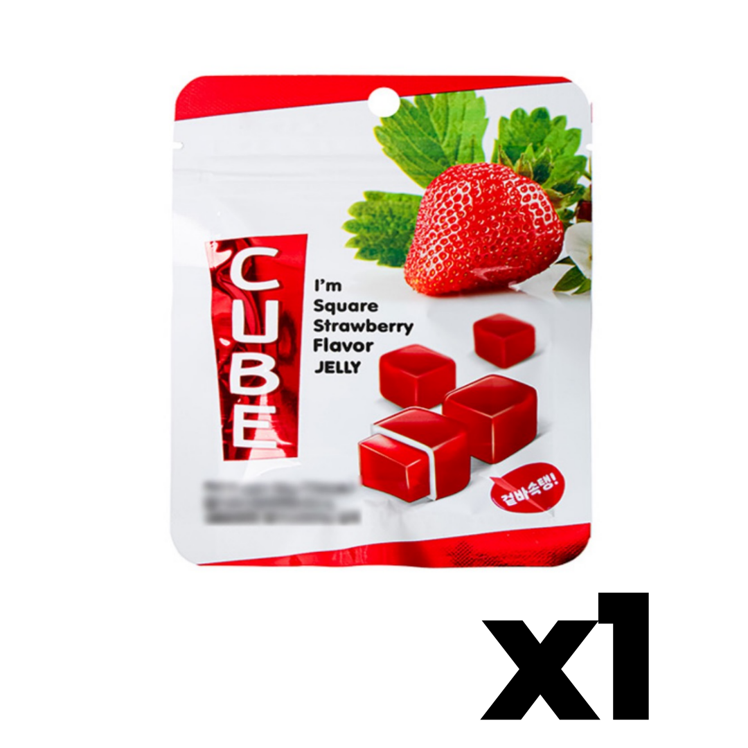 (젤리) 에이스 큐브젤리 딸기맛 26g 1개 : 노리몰:nori