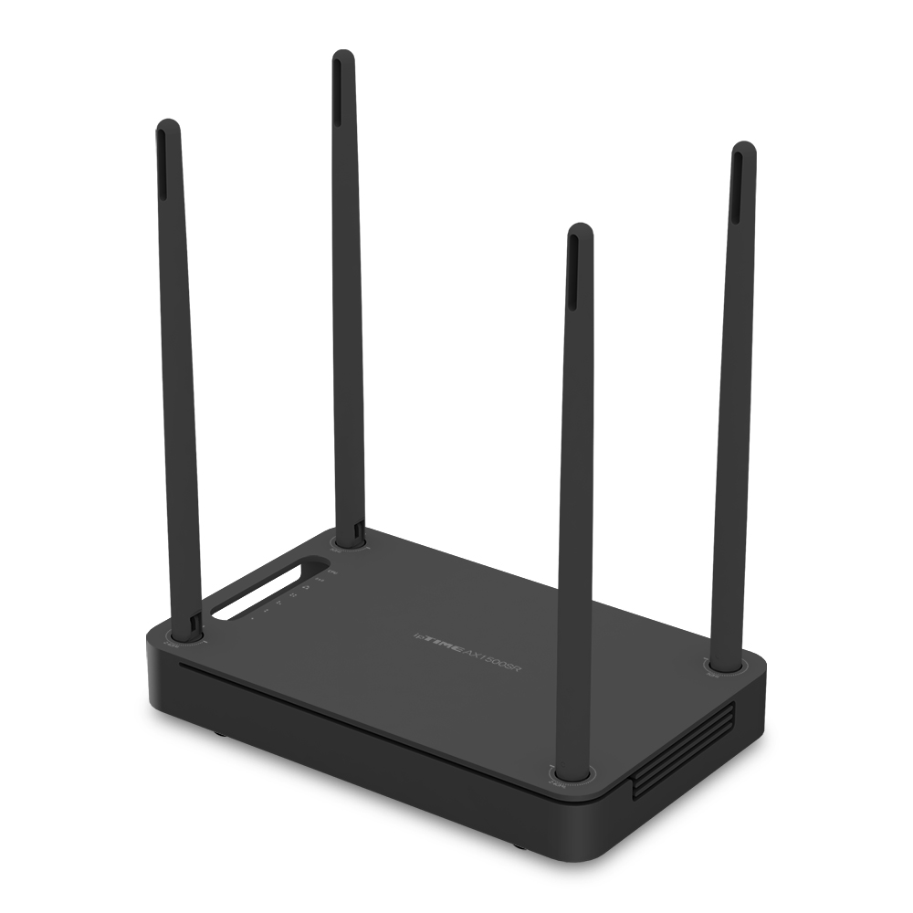 iptime AX1500SR 유무선 공유기 기가 유선 4포트 MU-MIMO 5G 2.4G Wi-Fi 6 1024-QAM : 리더컴샵