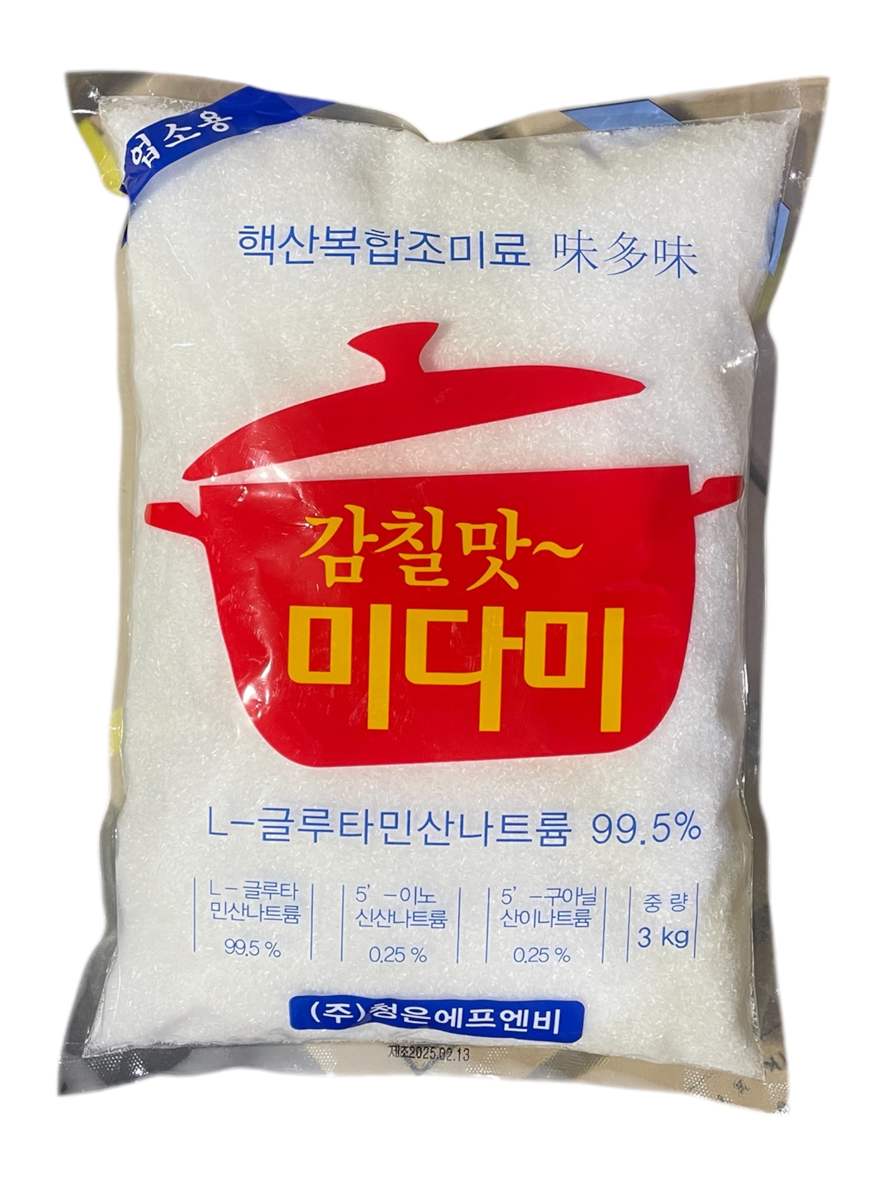 청은 감칠맛 미다미 3kg 핵산복합조미료 업소용 조미료 : 레시피아