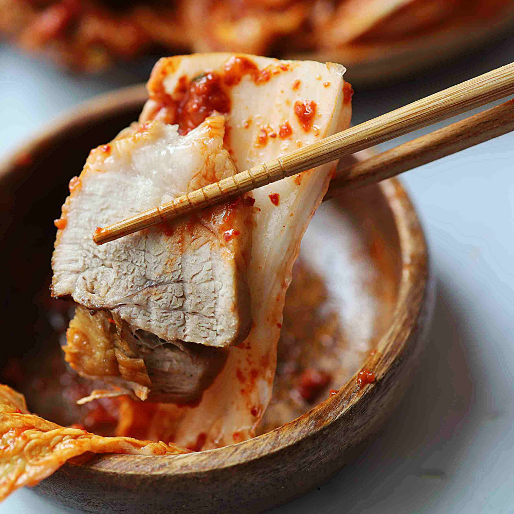 전라도 국내산 보쌈김치 수육김치 1kg : 더정다운