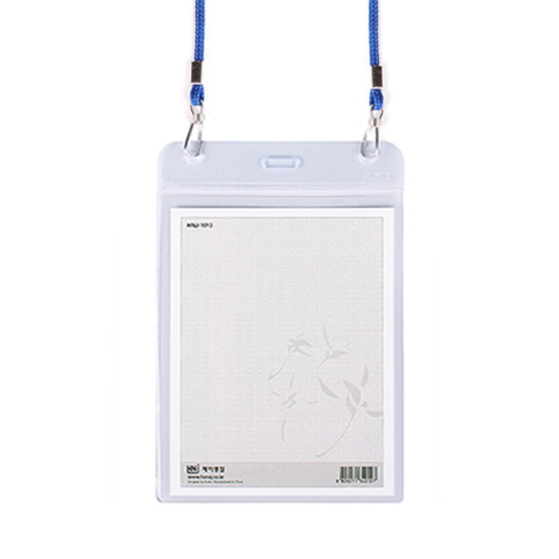 하나제이 미디어명찰 (세로형) 103x133mm (10개입) 네임카드 목걸이명찰 네임텍 : 주주베몰