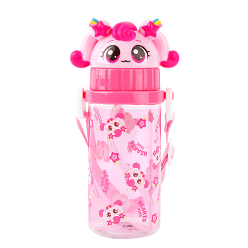 슈팅스타 캐치티니핑 물병 하츄핑 빨대스트랩 물통 캐릭터 텀블러 유아 보틀 350ml : 스마일키디