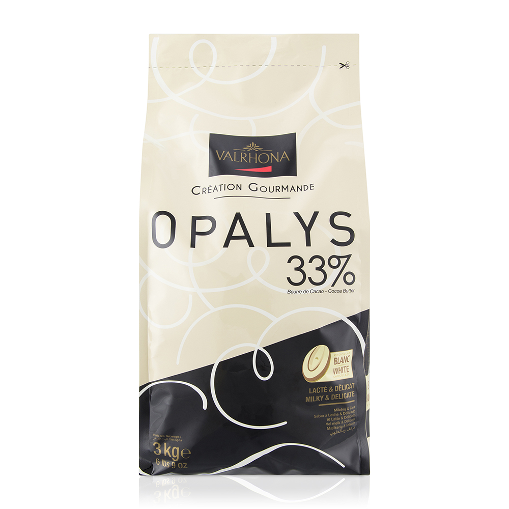 발로나 화이트 초콜릿 100g 오팔리스 33% 커버춰 초콜렛 : 베이킹팜