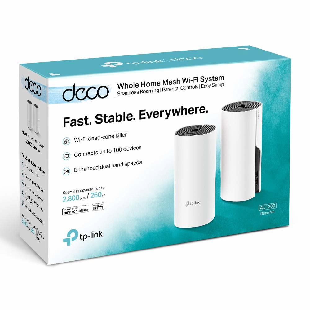 TP-링크 메시 와이파이 시스템 무선 LAN AC1200 867 300Mbps 듀얼 밴드 리피터 데코 2대 흰색 Deco M4 1 : 시구왕신