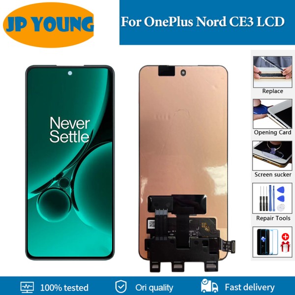OnePlus Nord CE3 LCD 디스플레이 터치 스크린 디지타이저 어셈블리, 6.7 인치 AMOLED, 1 + CPH2569 교체 부품 : 바다글로벌25