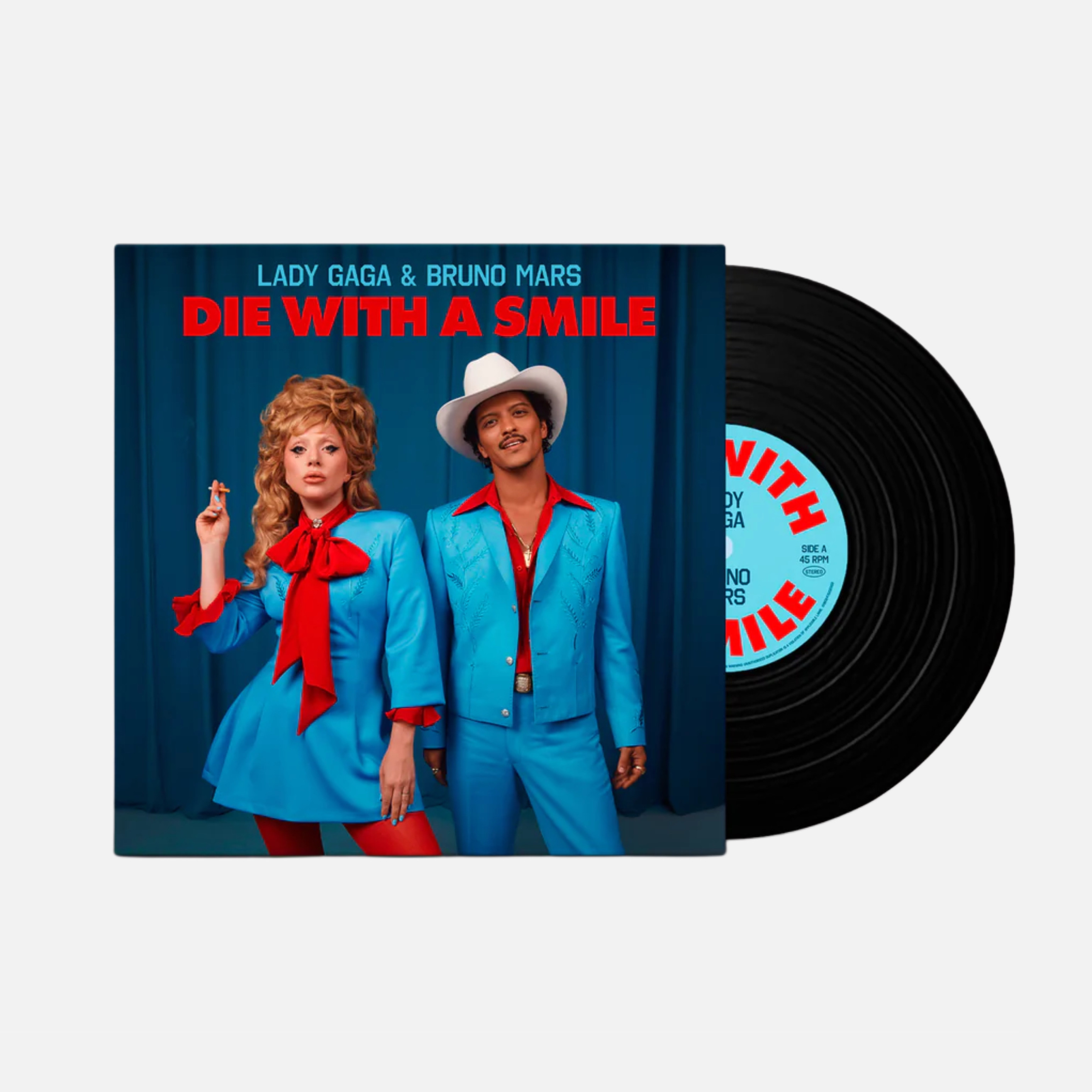 [국내배송] 레이디가가 브루노마스 LP Die With a Smile (7인치반) : 땡큐베리바이닐