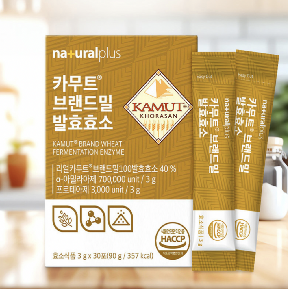 체지방 카무트 카뮤트 아밀라아제 소화 발효 효소 효능 내츄럴플러스 : 딘단도니