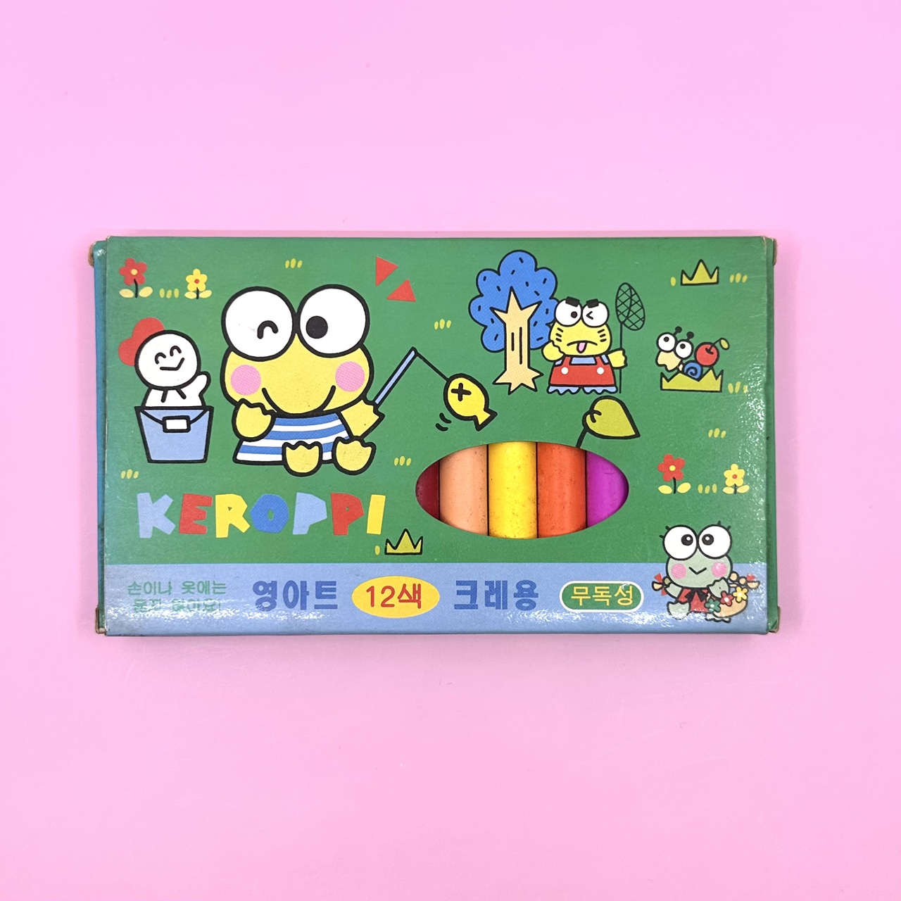 [고전문구] 90년대 영아트 케로피 크레용 : 복동이네 문방구