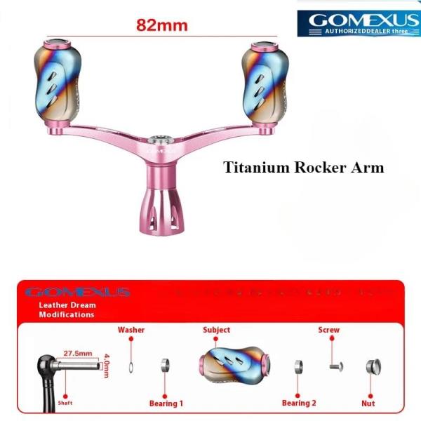 GOMEXUS 티타늄 합금 더블 로커 암 IX 스피닝 휠 피쉬 릴개조 부품에 : 바른원스톱