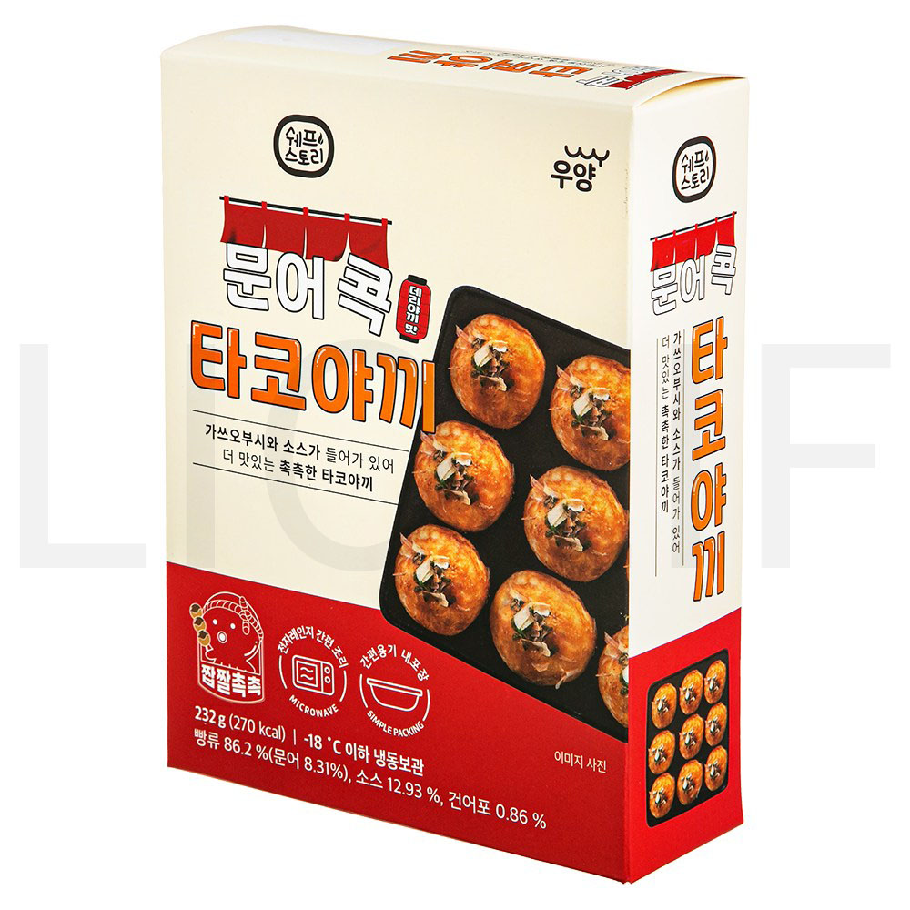 쉐프스토리 문어 콕 타코야끼 (냉동) 232g 1개 : SUPER SALE