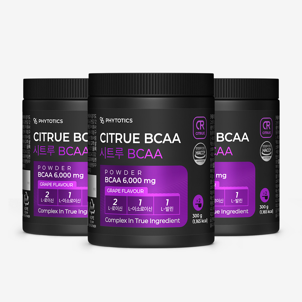 피토틱스 시트루 BCAA 3통 포도맛 900g : 피토틱스 공식몰