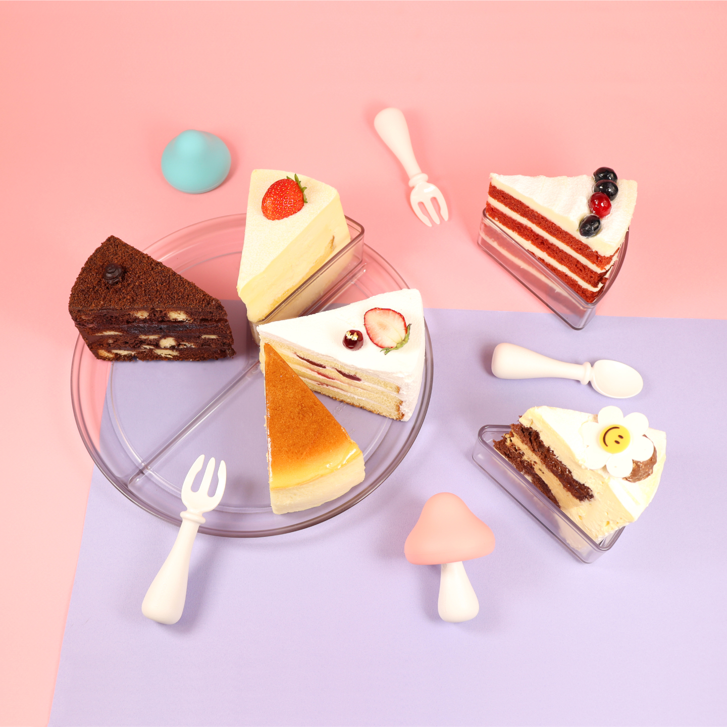 마델카 식판 세트 / 다이어트식판 에코젠 푸드트레이 디쉬케이스 유아식판 어린이식판 : 라로디 Raro:D