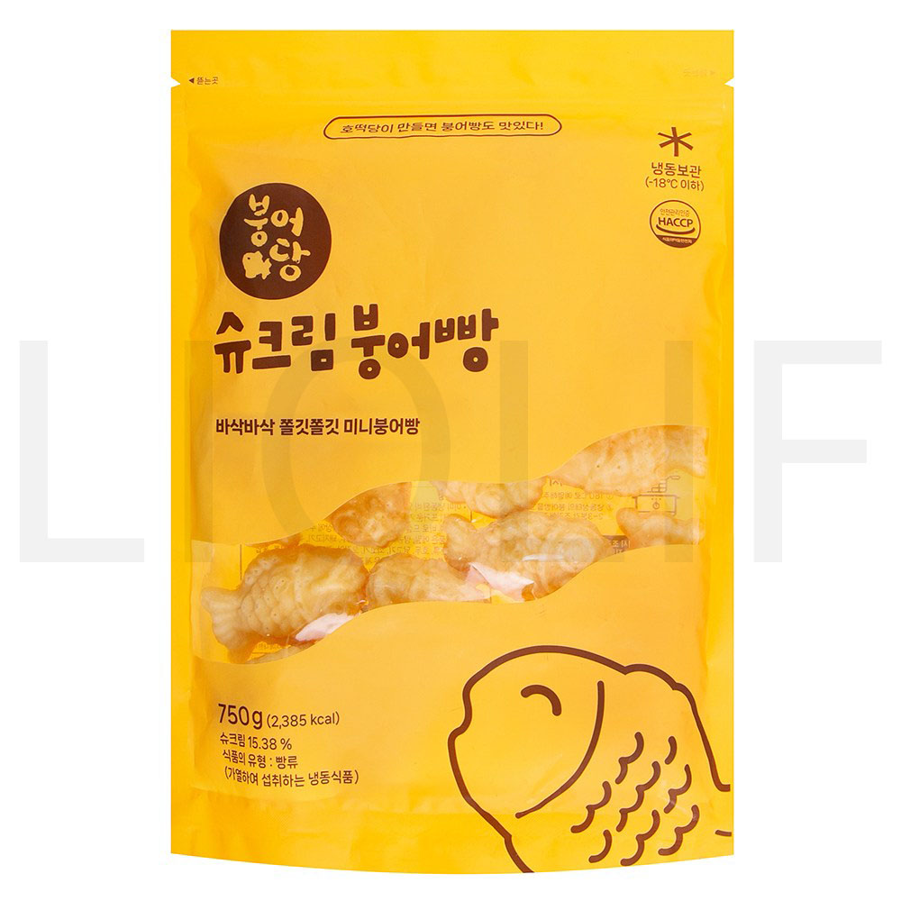붕어당 호떡당이 만든 슈크림 붕어빵 (냉동) 750g 1개 : SUPER SALE