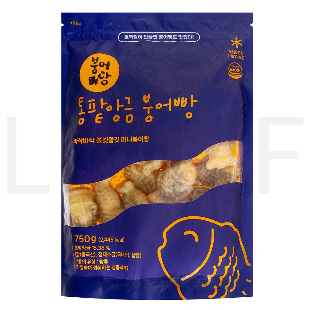 붕어당 호떡당이 만든 통팥앙금 붕어빵 (냉동) 750g 1개 : SUPER SALE