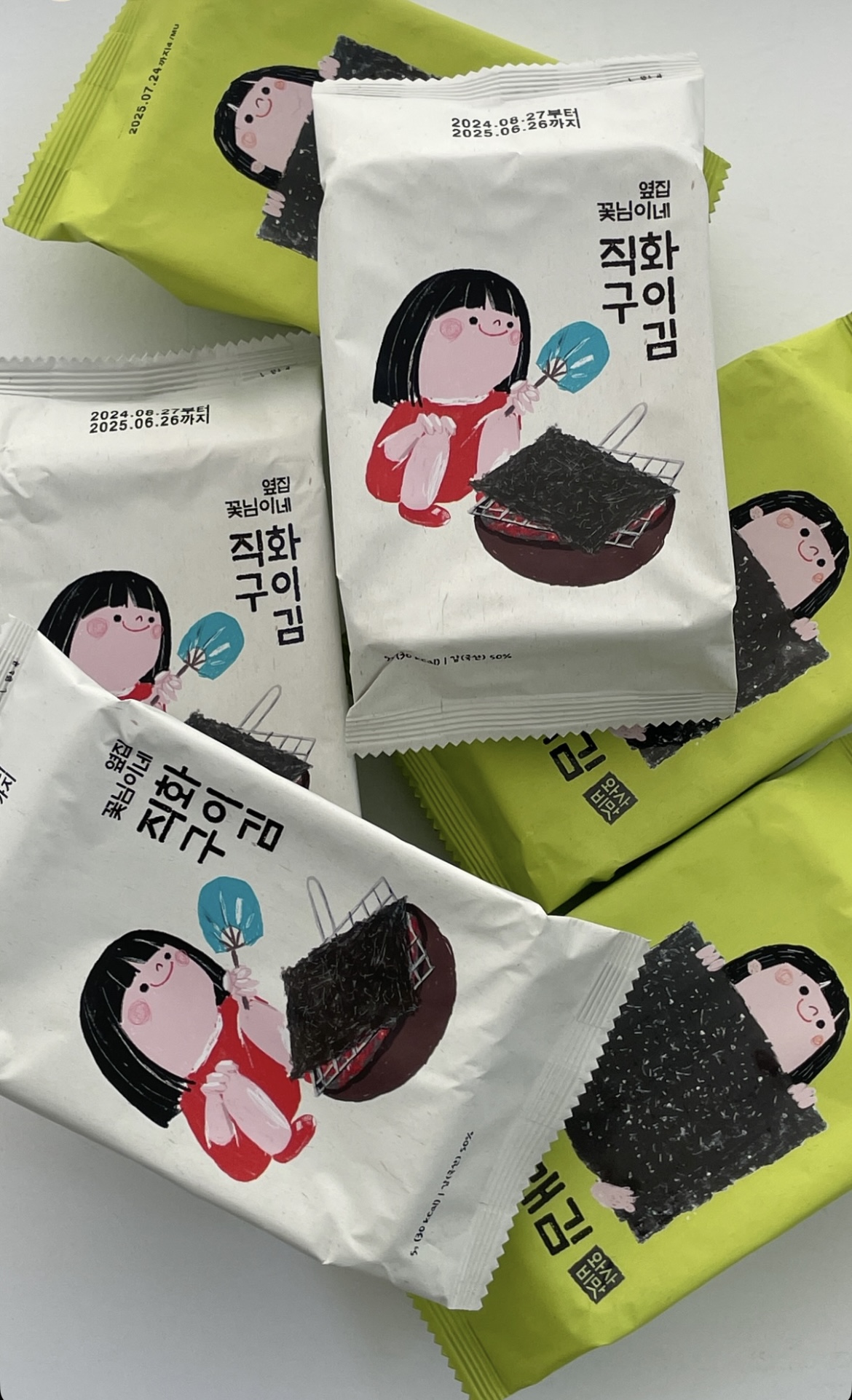옆집 꽃님이네 직화구이 김 2box (54봉) : 권미진의 무해한 가게