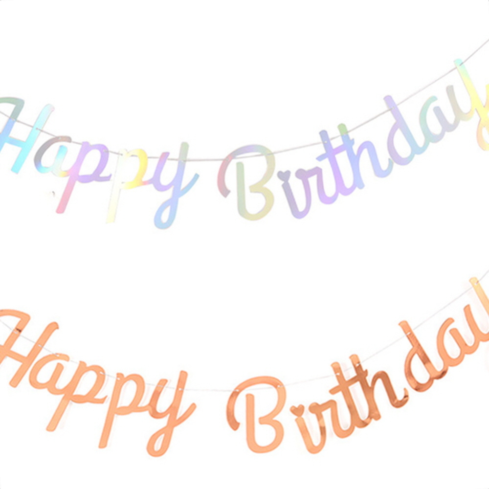 HAPPY BIRTHDAY 가랜드 홀로그램 : 와일치스토어